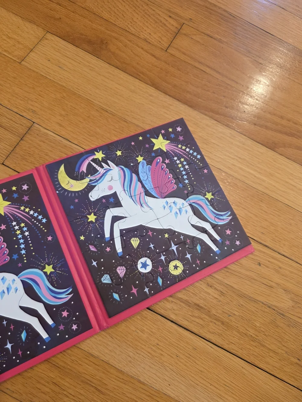 Mudpuppy Magnetic Puzzles Unicorn Book